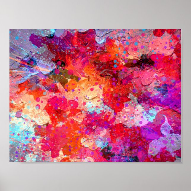 Poster Peinture Abstraite (Devant)