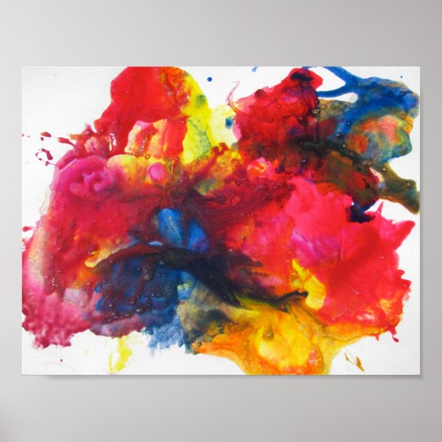 Poster Peinture Abstraite (Devant)