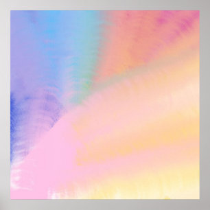 Poster peinture abstraite colorée
