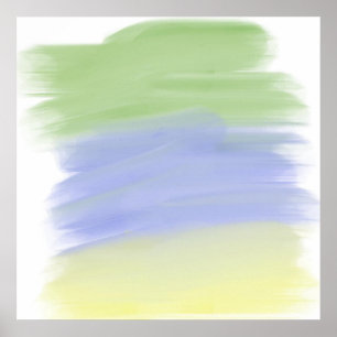 Poster peinture abstraite colorée