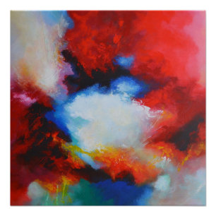 Poster Peinture Abstraite expressionniste de Serdar Hizli