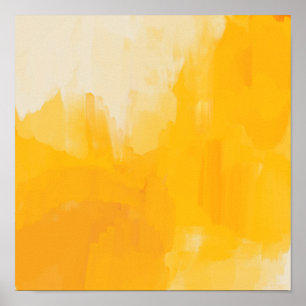 Poster Peinture Abstraite jaune de Morgan Harper Nichols