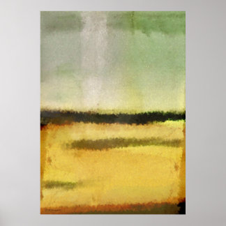 Poster Peinture Abstraite numérique à trois lignes