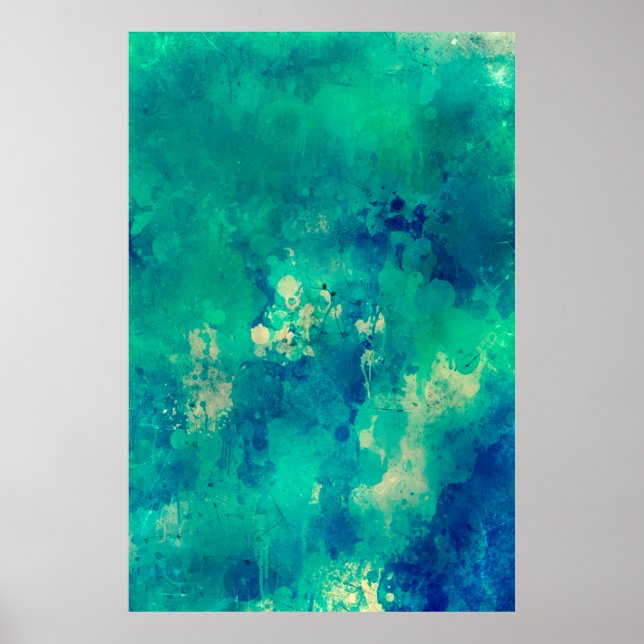 Poster Peinture aquarelle de toile de fond (Devant)