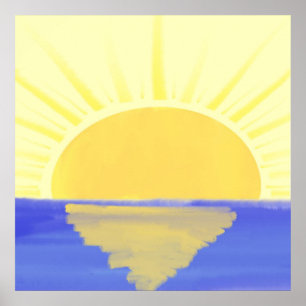 Poster peinture au soleil