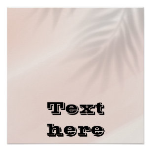 Poster Peinture brillante Zazzle