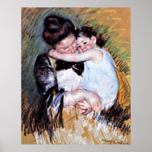 Poster Peinture célèbre mère et enfant