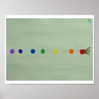 Poster Peinture Chakra de base