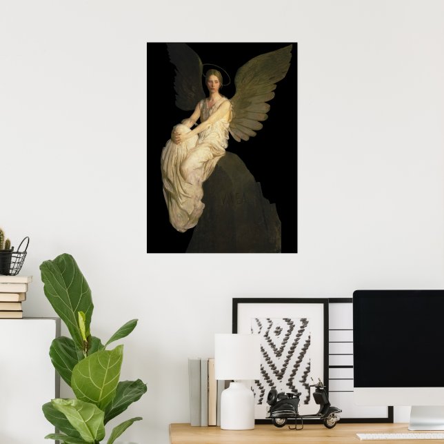 Poster Peinture classique célèbre par Abbott Handerson Th (Bureau à domicile)