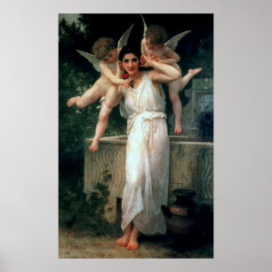 Poster Peinture classique de Bouguereau 1893 - Jeunesse