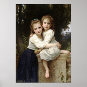 Poster Peinture classique de Bouguereau - Deux soeurs (19