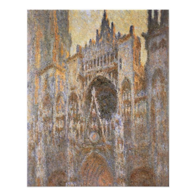 Poster peinture Claude Monet, Cathédrale de Rouen 02,
