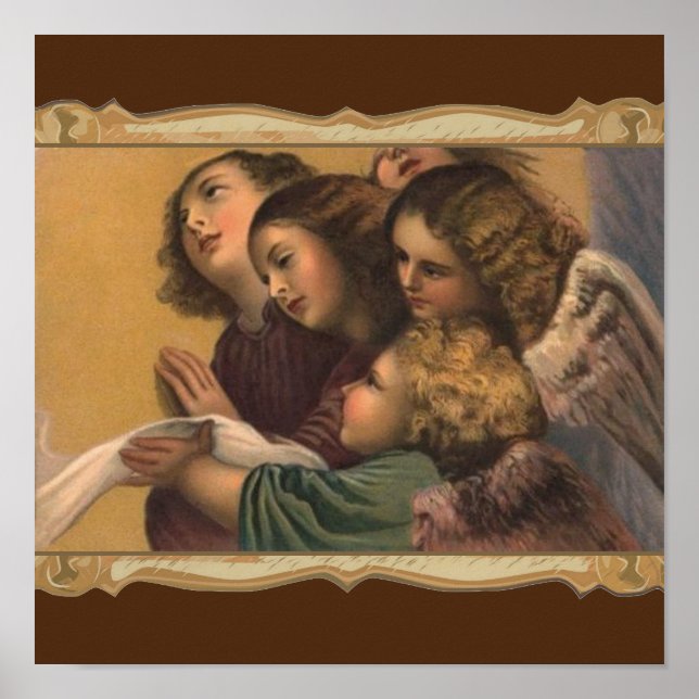 Poster Peinture d'anges (Devant)