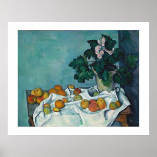 Poster Peinture d'art fin Paul Cezanne Nature morte