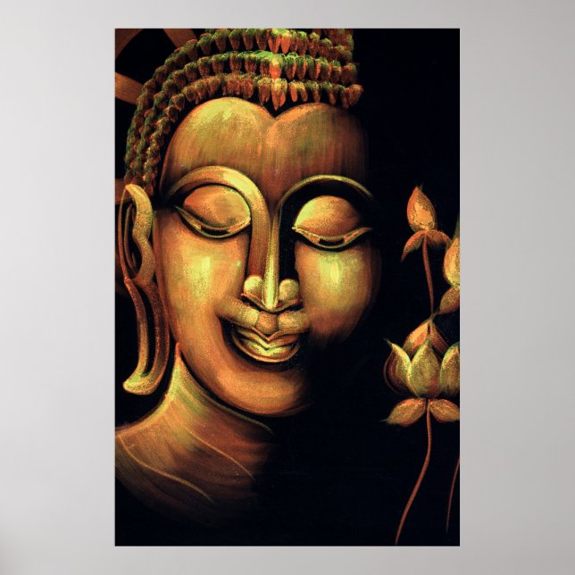 Poster Peinture de bouddha (Devant)