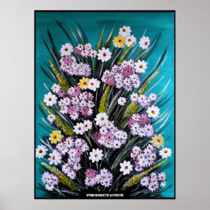Poster Peinture de bouquet printanier par Alfred Fox