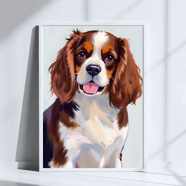 Poster Peinture de chien de Cocker Spaniel (Créateur téléchargé)