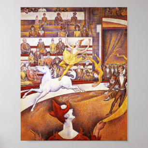 Poster Peinture de cirque par Georges Seurat