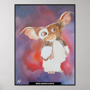 Poster Peinture de créature orientale par Alfred Fox
