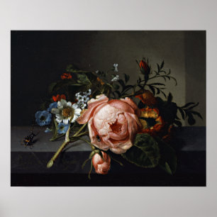 Poster Peinture de fleurs hollandaise Art de la vie morte