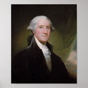 Poster Peinture de George Washington - Gilbert Stuart