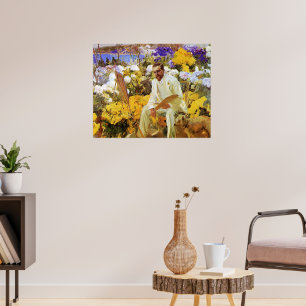 Poster peinture de Joaquin Sorolla, Louis Comfort Tiffany