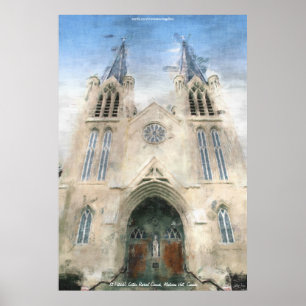 Poster Peinture de l'église St Patrick de la renaissance 
