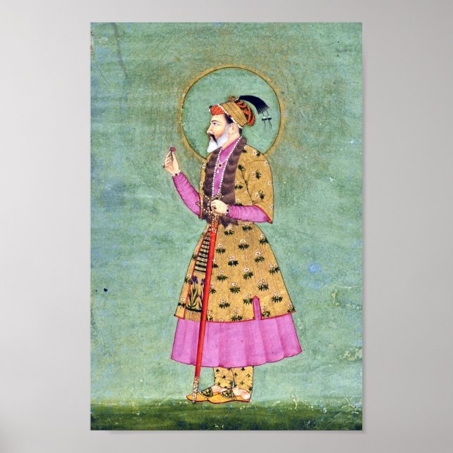 Poster Peinture de l'empereur indien (Devant)
