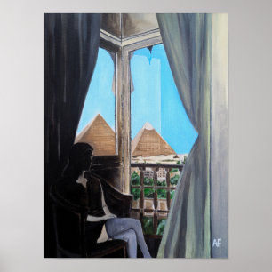 Poster Peinture de l'hôtel Pyramisa par Alfred Fox