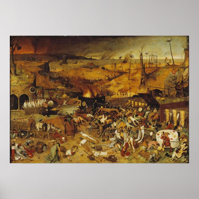 Poster Peinture de peste 1562 (Devant)