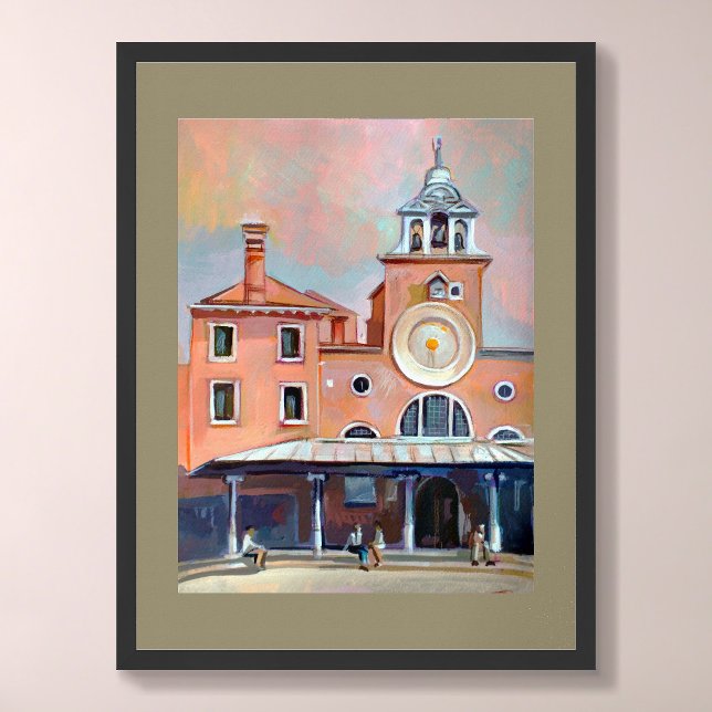 Poster Peinture de San Giacomo di Rialto, Venise, Italie (Créateur téléchargé)