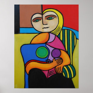 Poster Peinture de style