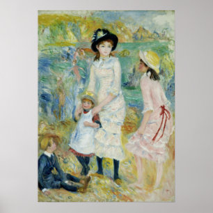 Poster Peinture de style cottagecore de Renoir représenta