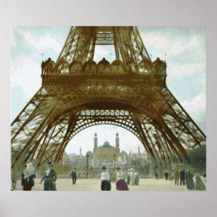 Poster Peinture de Tour Eiffel