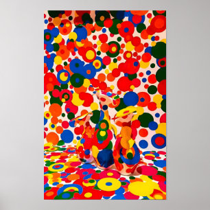 Poster Peinture de Yayoi Kusama