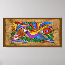 Peinture d'écorce amate mexicaine et histoire douc