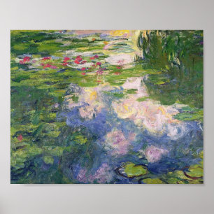 Poster Peinture des nénuphars de Claude Monet