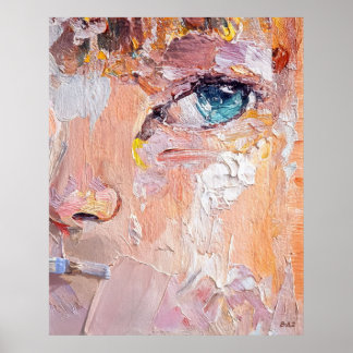 POSTER PEINTURE D'HUILE EN COURS