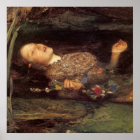 Peinture d'Ophelia