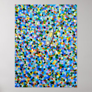 Poster Peinture Drifting through Dreams par Alfred Fox