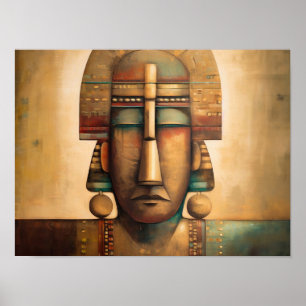 Poster Peinture égyptienne vintage