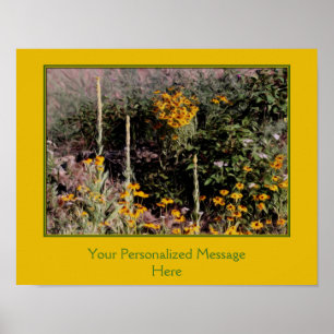 Poster Peinture fleur sauvage Créez votre propre devis