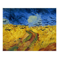Peinture impressionniste Champs de blé de Van Gogh