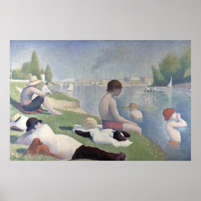 Poster Peinture impressionniste Georges Seurat Neo (Devant)