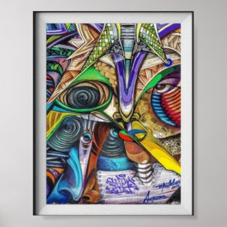 Poster Peinture murale..