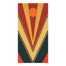 Peinture murale rétro minimaliste