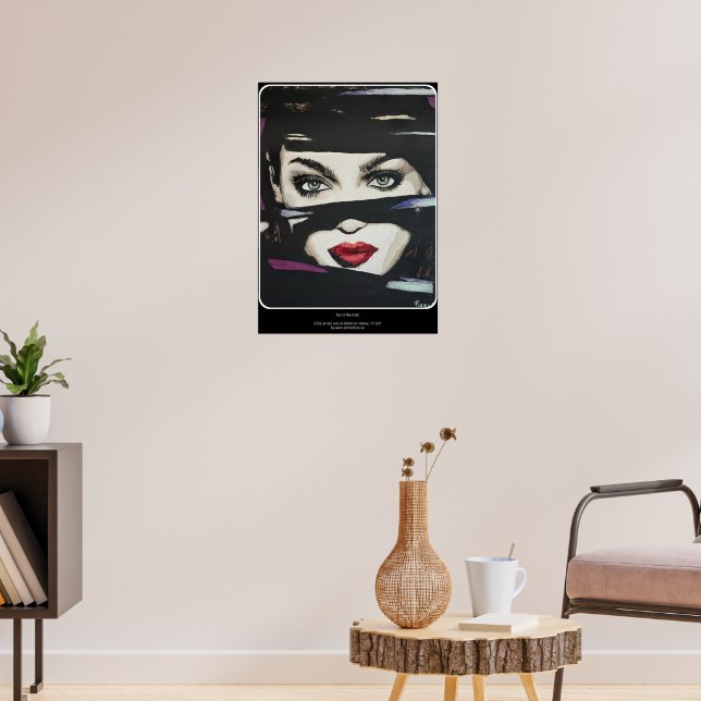 Poster Peinture 'Out of the Dark' sur une (Salon 3)