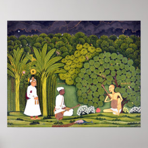Poster Peinture paisible "Swami Haridasa"
