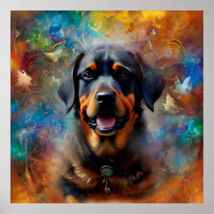 Poster Peinture Papillon Pour Votre Propre Image Personna