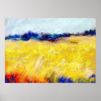 Poster Peinture Paysage impressionniste